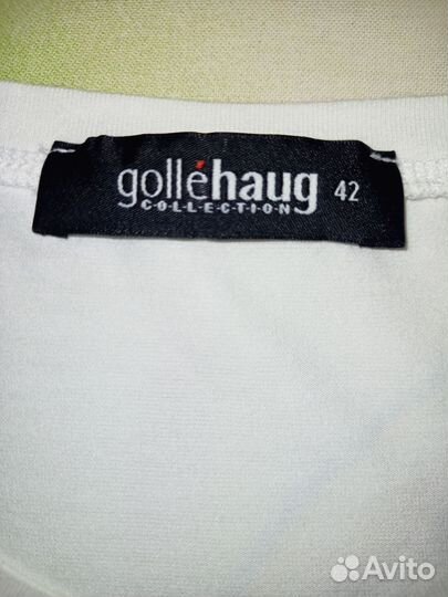 Белая футболка из натуральной вискозы, разм 48-50