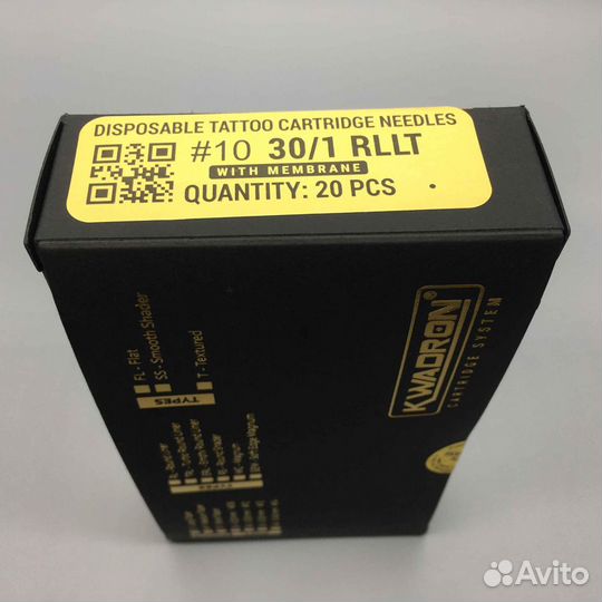 Картриджи для татуажа Kwadron (Квадрон), иглы 1RL
