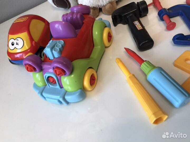 Игрушки развивающие и мягкие пакетом