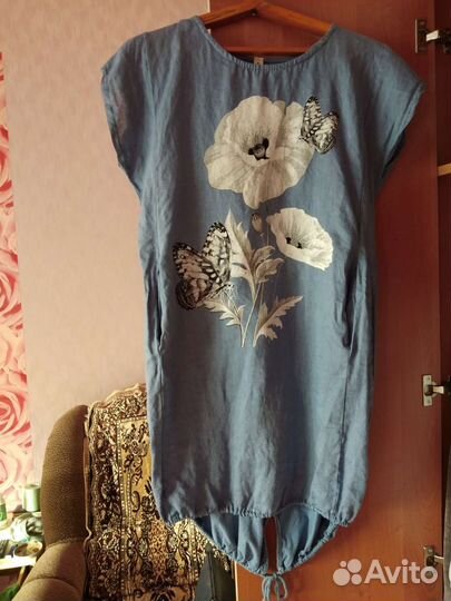 Летнее платье -лен