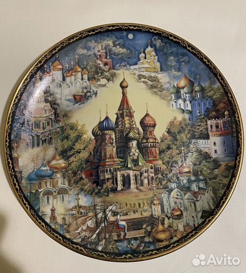 Коллекционная настенная тарелка Фабрик Гарднер в В