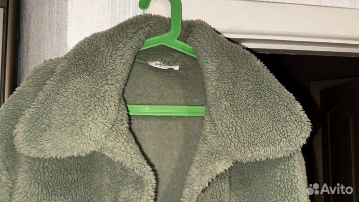 Куртка из плюши женская