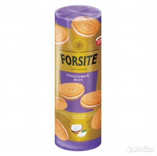 Печенье сэндвич Форсайт с кокосовым вкусом 220г