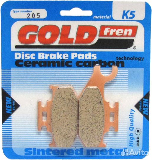 Колодки goldfren 205 K5 Чехия