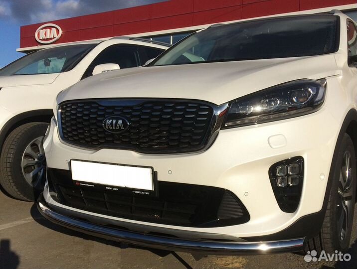 Защита бампера переднего KIA Sorento Prime 2018