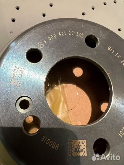 Диски тормозные Mercedes перед 0004212312