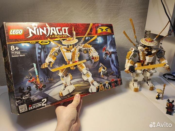 Lego Ninjago 71702 Golden Mech Золотой Робот