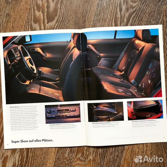 Дилерский буклет Volkswagen Golf Rolling Stones