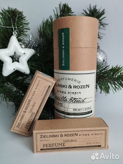 Zielinski & rozen vanilla blend духи/парфюм