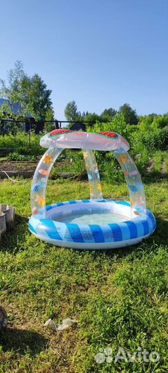 Детский надувной бассейн intex