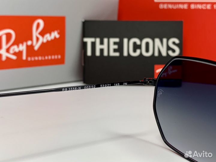 Очки Ray Ban Octagonal пепельные