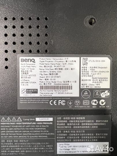 Проектор Benq MS502