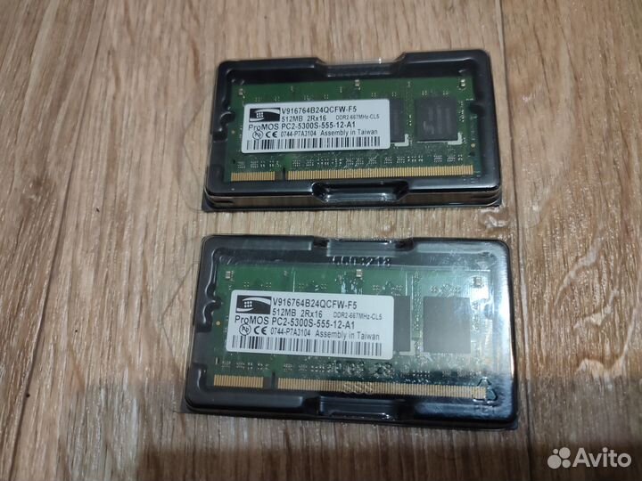 2х2 гб So-Dimm DDR2
