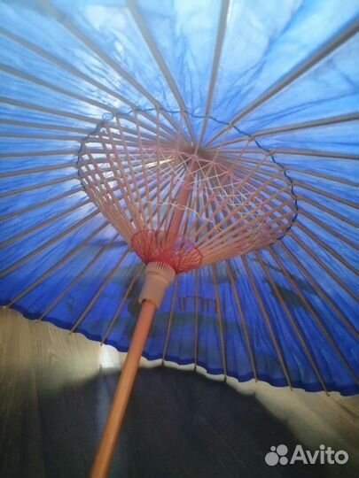 Зонтик (натуральный шелк, бамбук)