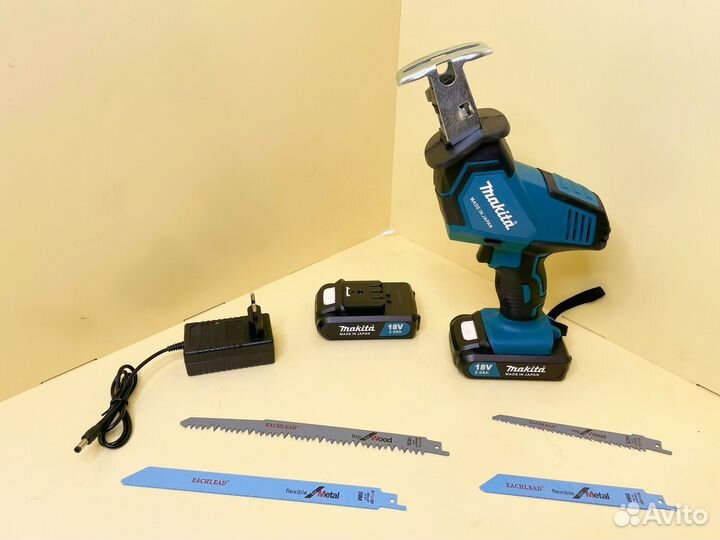 Makitaбрендаккумуляторная сабельная пила 18V 2.0AH