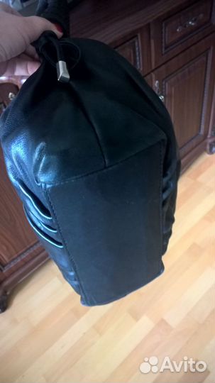 Кожаная сумка б/у