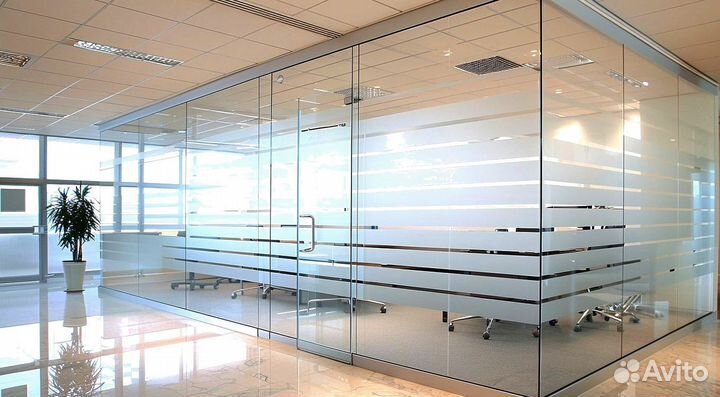 Перегородка стекло