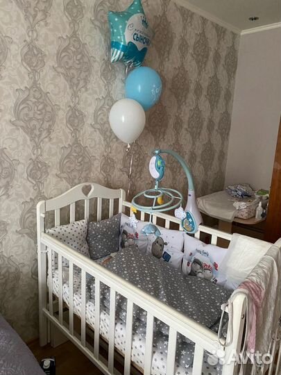 Бортики в кроватку для новорожденных