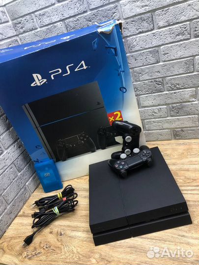 Игровая приставка ps4 с играми