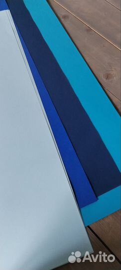 Бумага плотная цветная 70*100см для бумажных цвето