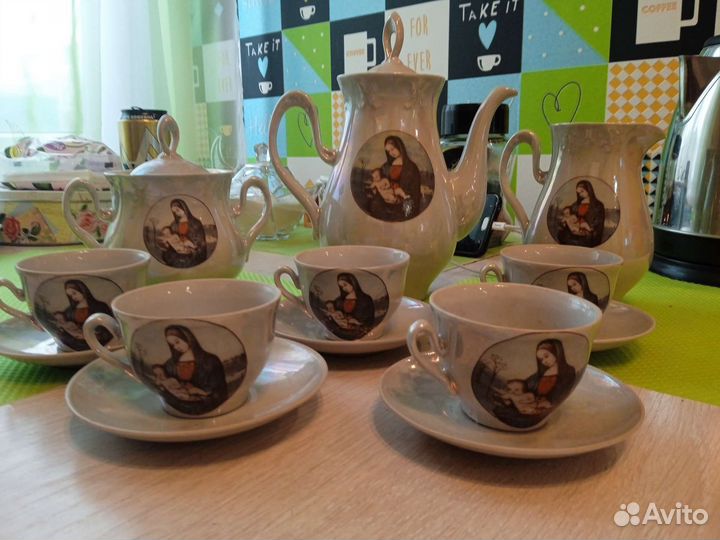 Сервиз кофейный,Мадонна