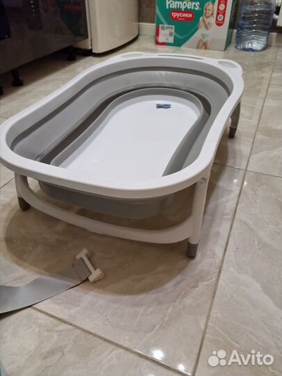 Складная ванночка для купания с гамаком