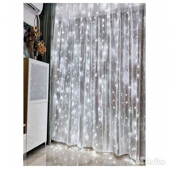 Гирлянда штора удлинитель в подарок