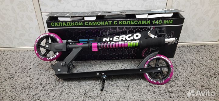 Самокат детский двухколесный новый фирма n ergo