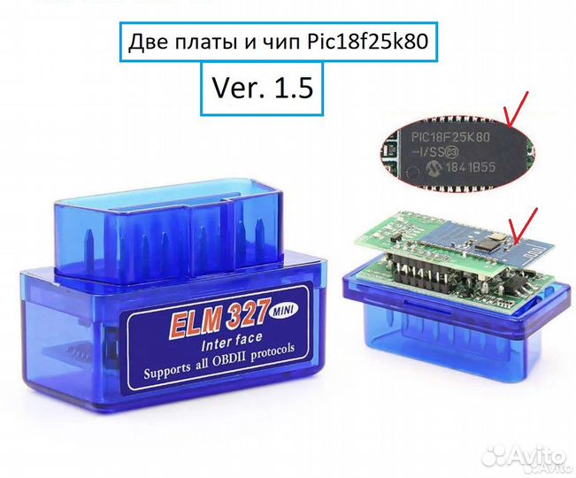 Автосканер Обд ELM327/OBD2