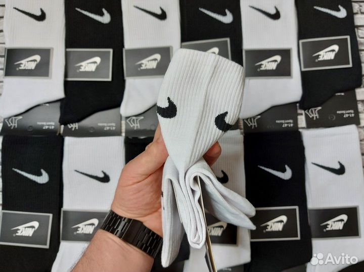 Носки высокие Nike хлопок