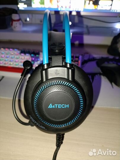 Наушники игровые A4Tech fstyler