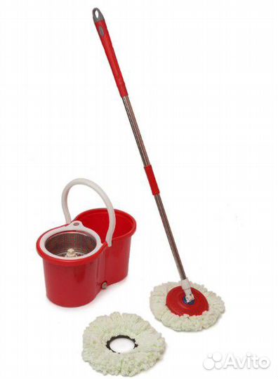 Швабра с отжимом и ведром