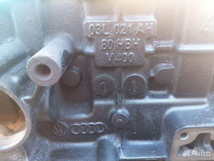 Блок цилиндров cbab 2.0TDI VW Audi