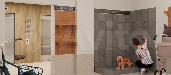 2-к. квартира, 53,8 м², 3/16 эт.