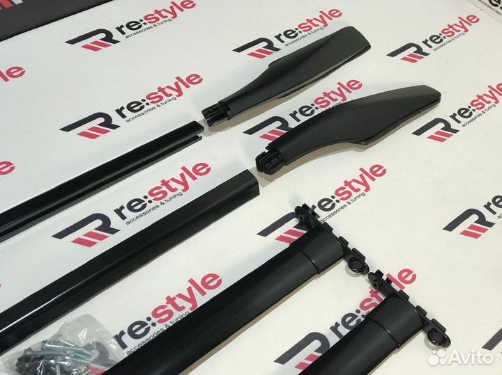 Рейлинги Toyota Harrier 30 Черные S2167