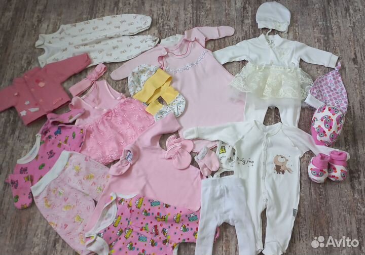 Детские вещи пакетом на девочку 56 62