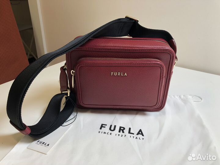 Сумка кроссбоди натуральная кожа новая furla