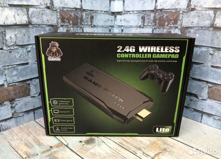 Игровая приставка Game Stick Lite 64GB (10000 игр)