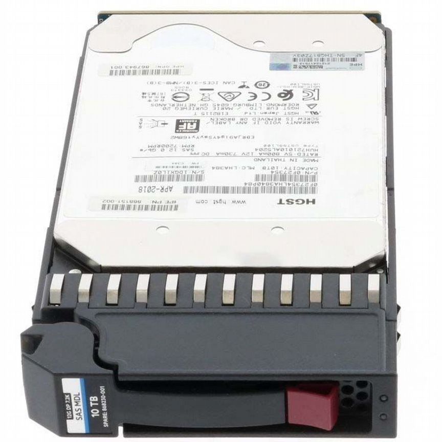 [868230-001] Жесткий Диск Hp 10tb Msa Sas 7200 3,5" 868230-001