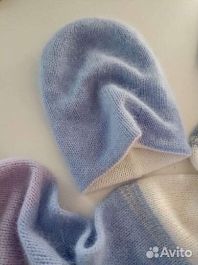 Зимняя шапка из пуха норки