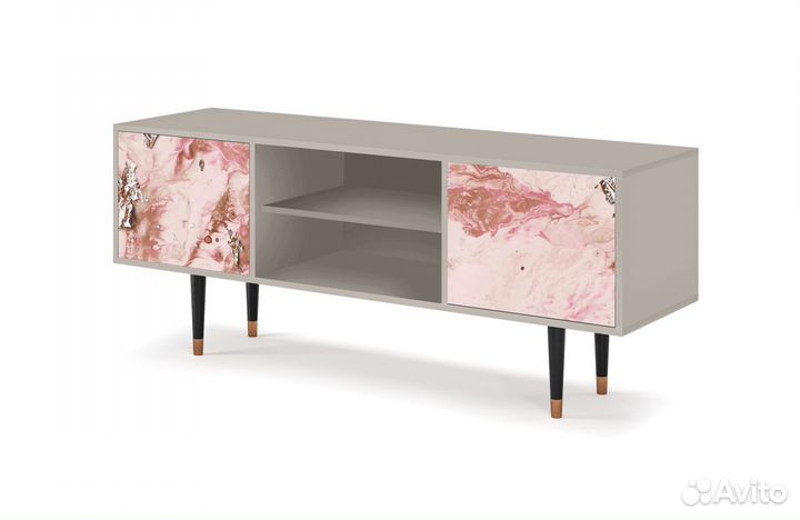 Тв-тумба T2 - Сатин - Cotton Candy