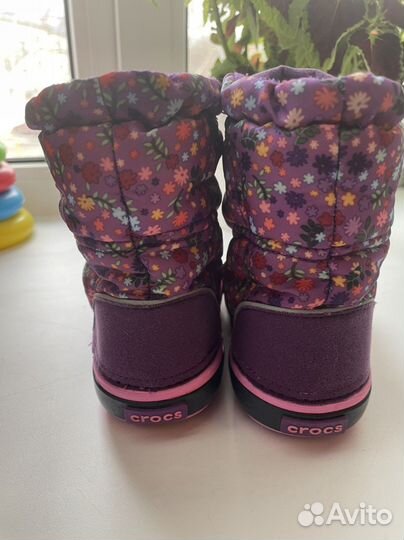 Сапожки для девочки crocs c8