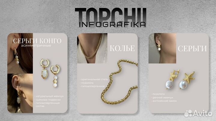 Инфографика для маркетплейсов ozon WB