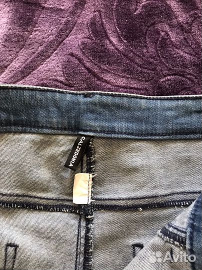 Брюки calzedonia джинсовые