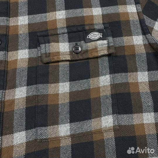 Клетчатая рубашка Dickies Dark Plaid Shirt