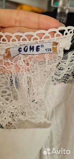 Блузка в школу 128-134