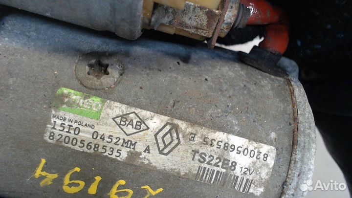 Стартер Renault Scenic, 2010