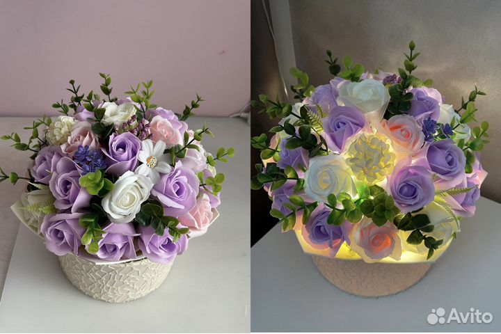 Букет-светильник