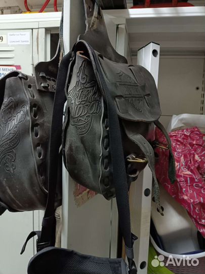 Кофры кожаные Harley Davidson (перекидные сумки)