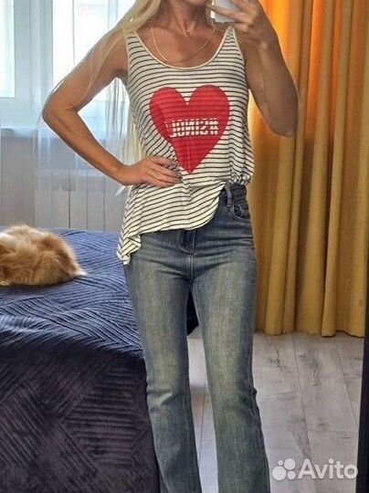 Майка Zara оверсайз